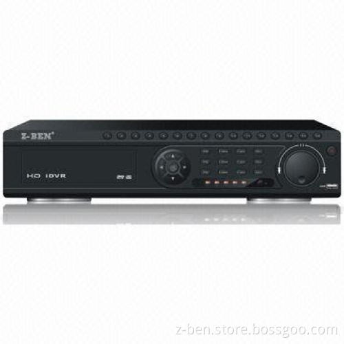HD SDI DVRs with H.264 high profile compression and real-time live display up to 16 cameras